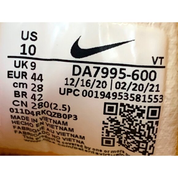 Nike Size 10 Active Fuchia Waffle One DA7995-600 Mens Sneakers EUC 7991 - Picture 5 of 11